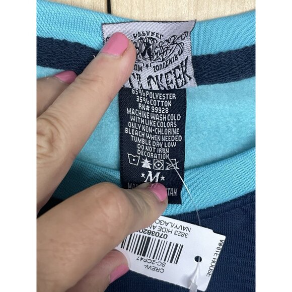 Washington DC Sweatshirt Sz M Active Top Comfy Travel Casual Blue Gray Sweater - Picture 2 of 4